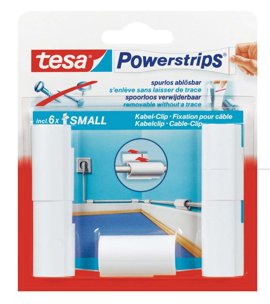 tesa® Powerstips kabelklips