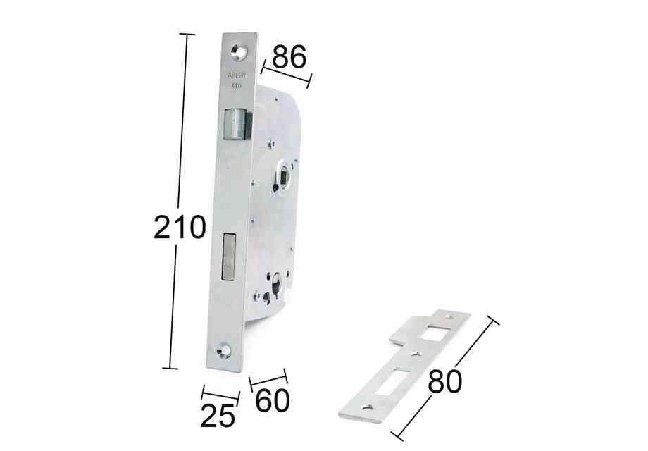 Erstatningslås 6410 vendbar