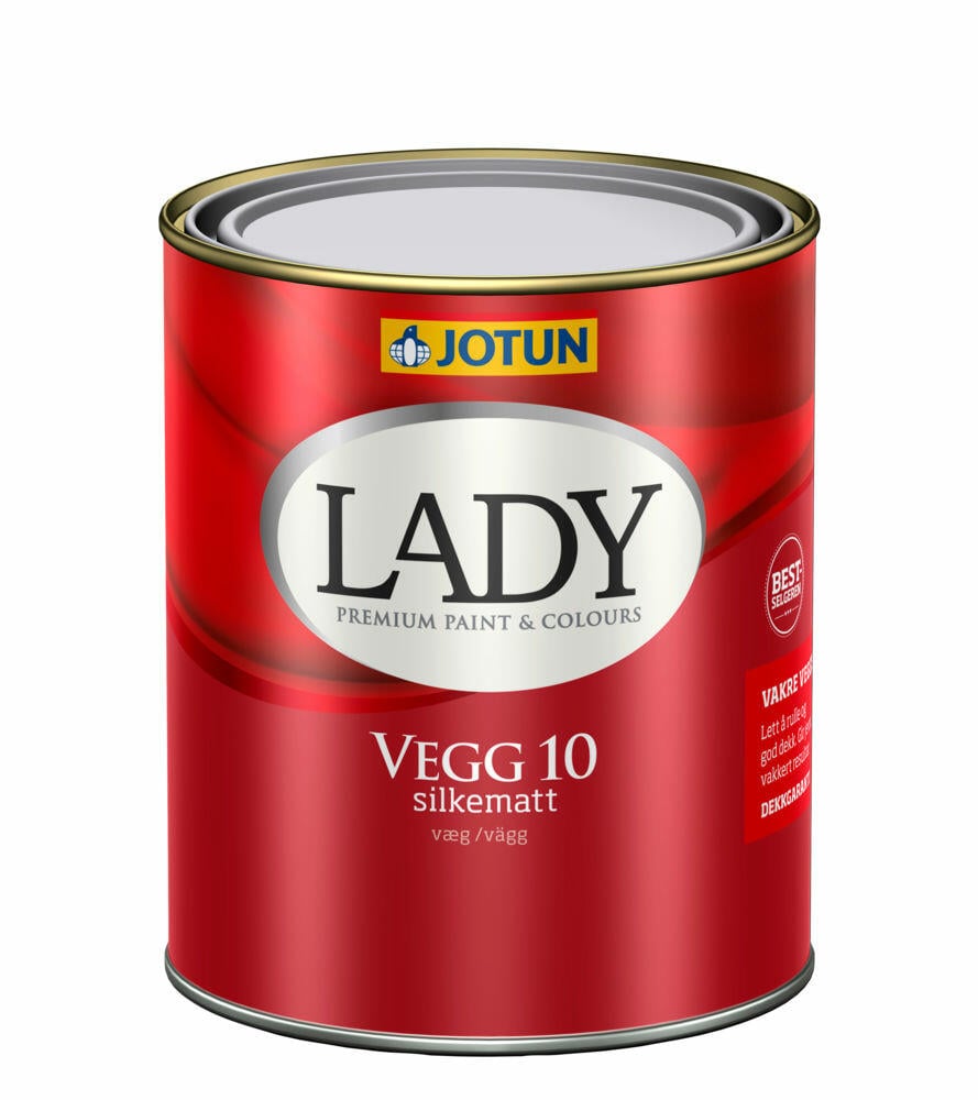 Jotun Lady vegg 10/silkematt interiørmaling
