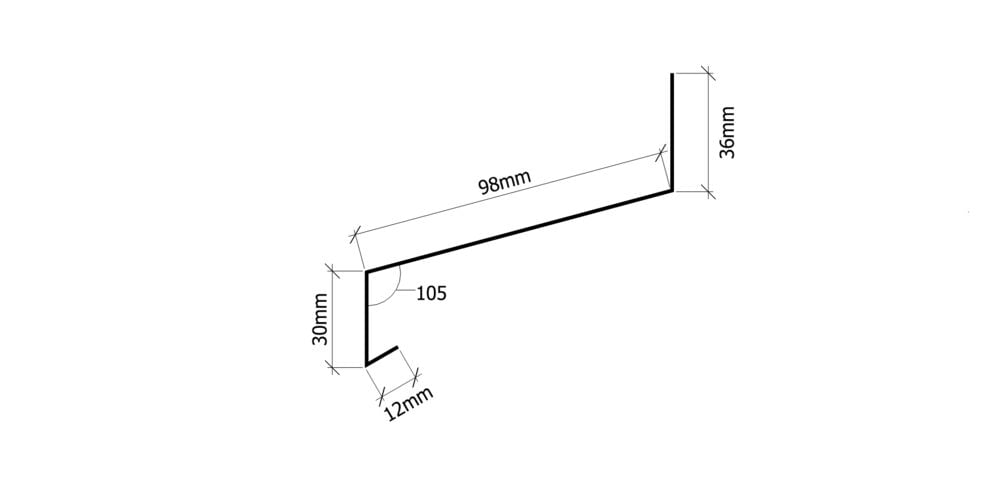 Verform Vindusbeslag over 4"