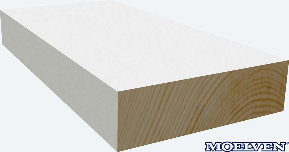 12x58x4400 Glattkant Moderne Bomull