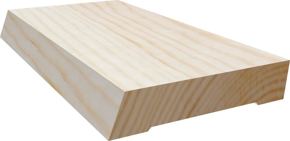 12x50x3500 Fotlist lakkert eik