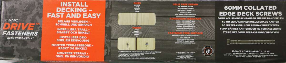 Camo Drive kantskrue båndet C4