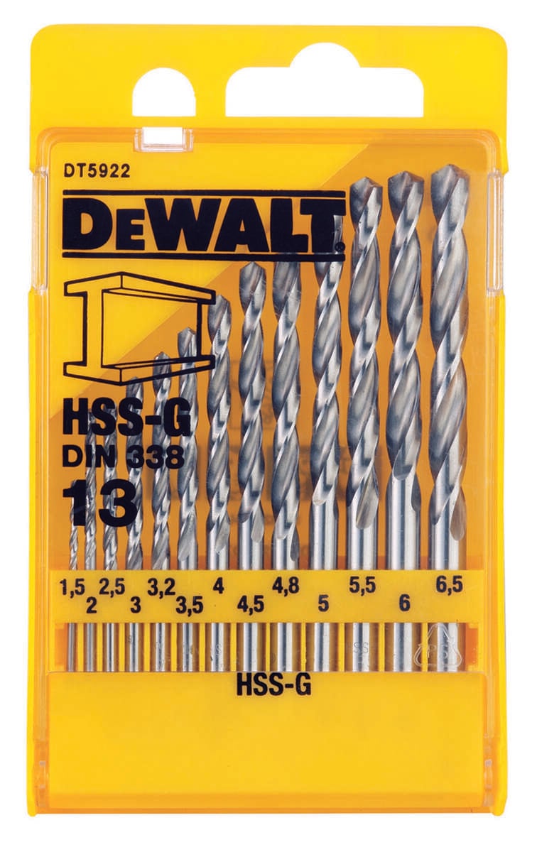 DeWalt DT5921 metallborsett 10stk