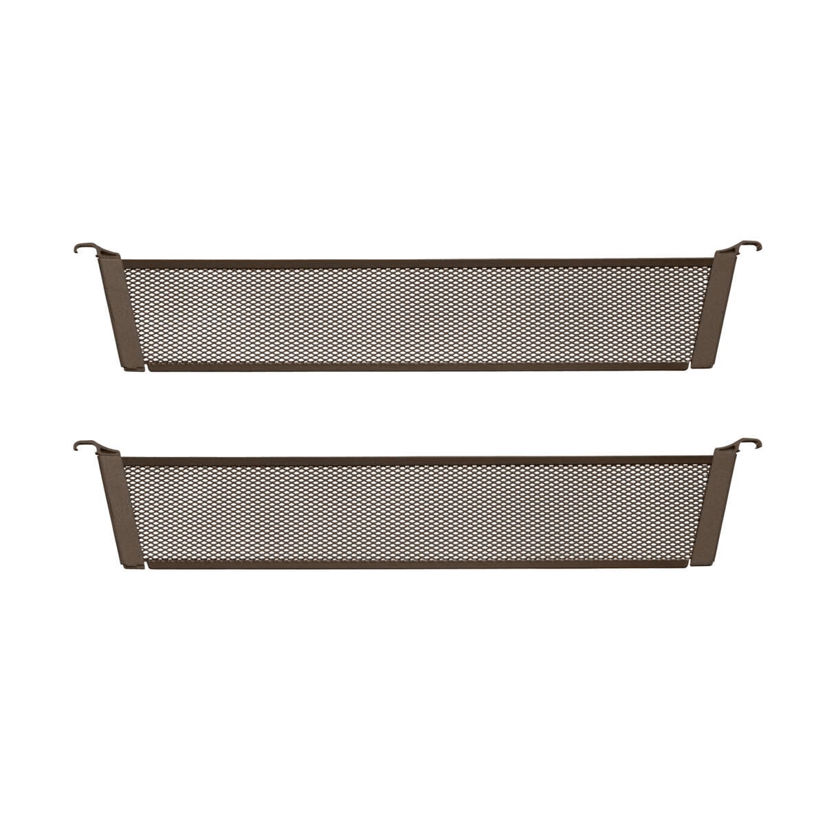 Elfa Klikk-inn graphite avdeler for 85 meshkurv 2-pk