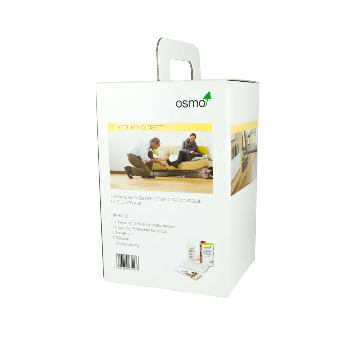 Vedlikeholdspakke 3029 komplett for gulv 4 deler