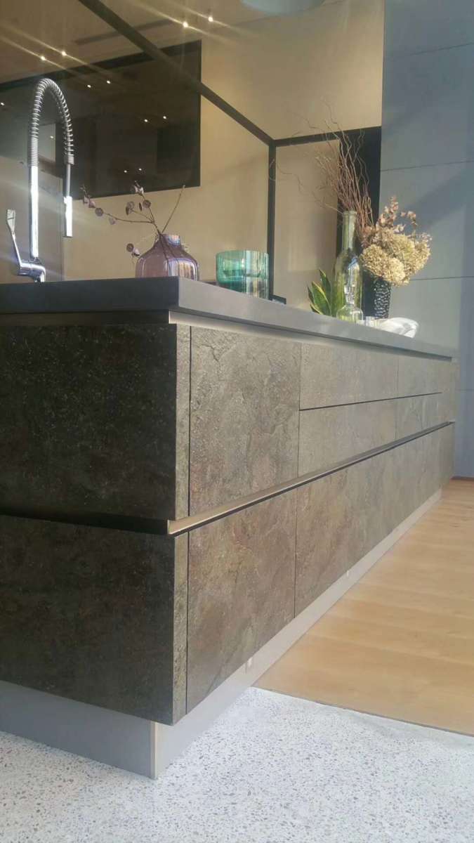 Stein Finér plate - farge Golden Grey