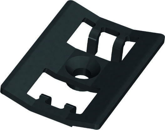 Megawood klips sort stål uten skruer