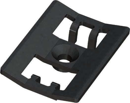 Megawood klips sort stål uten skruer