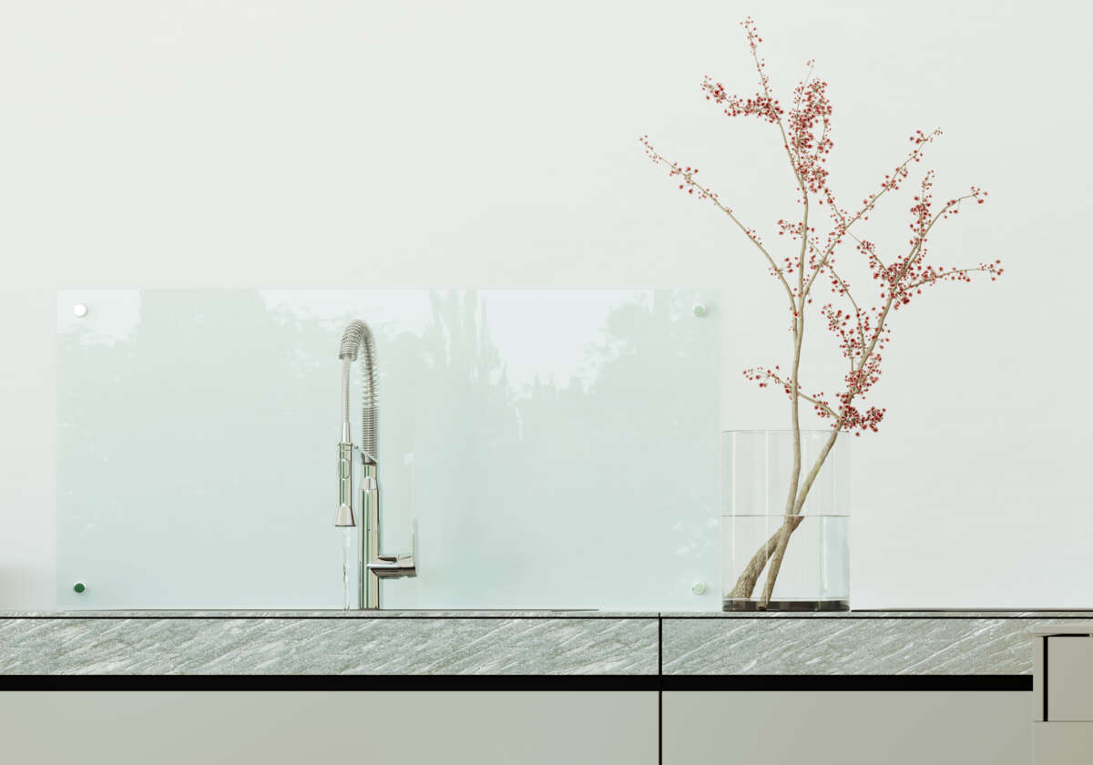 Glassplate herdet 80x45cm