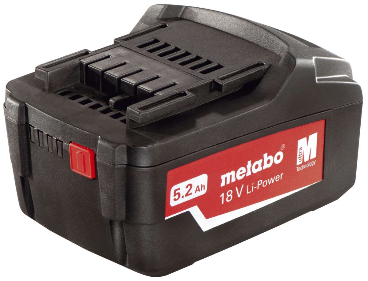 Metabo 18V Li-Power 5.2Ah batteri