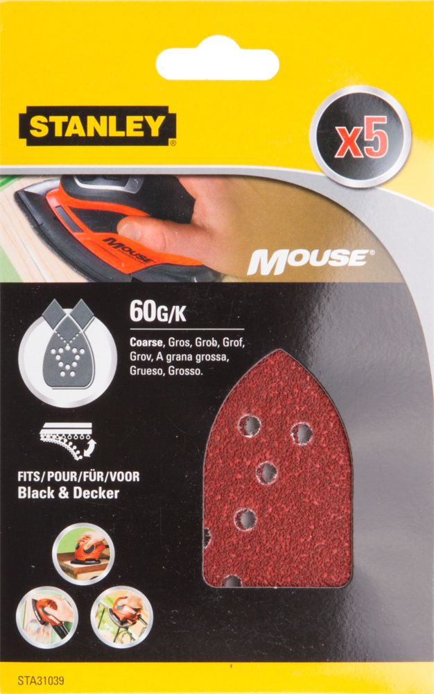 Stanley STA31039 Mouse slipepapir