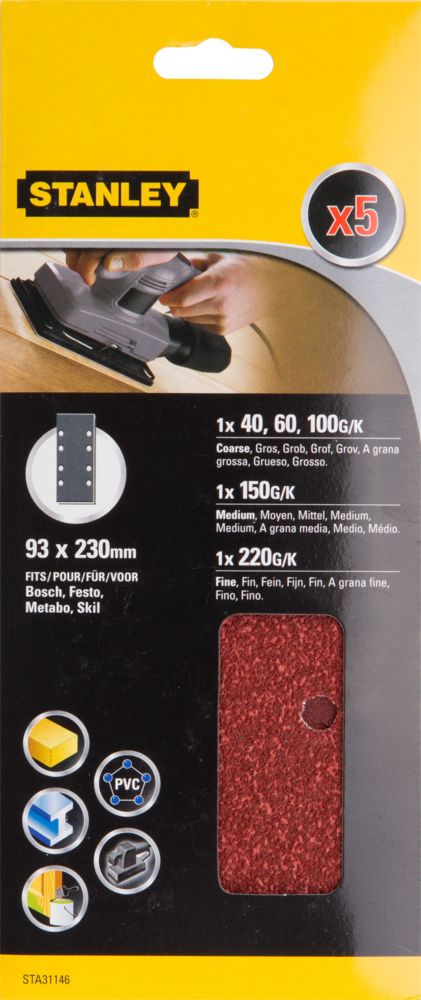 Stanley STA31136 Slipepapir