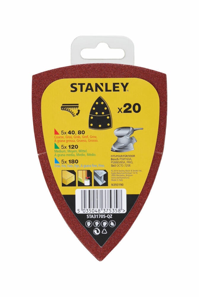 Stanley STA31705 slipepapir 20-pk