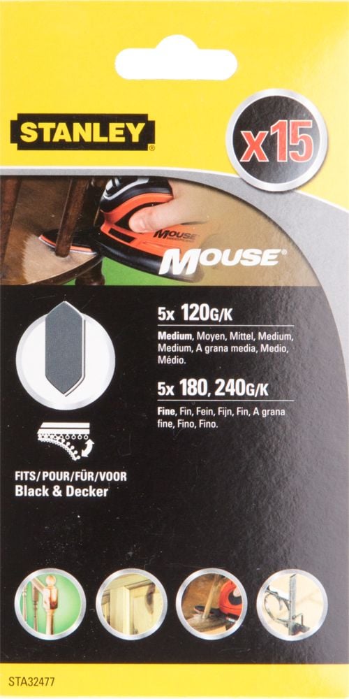 Stanley STA32477 Mouse finger-slipepapir
