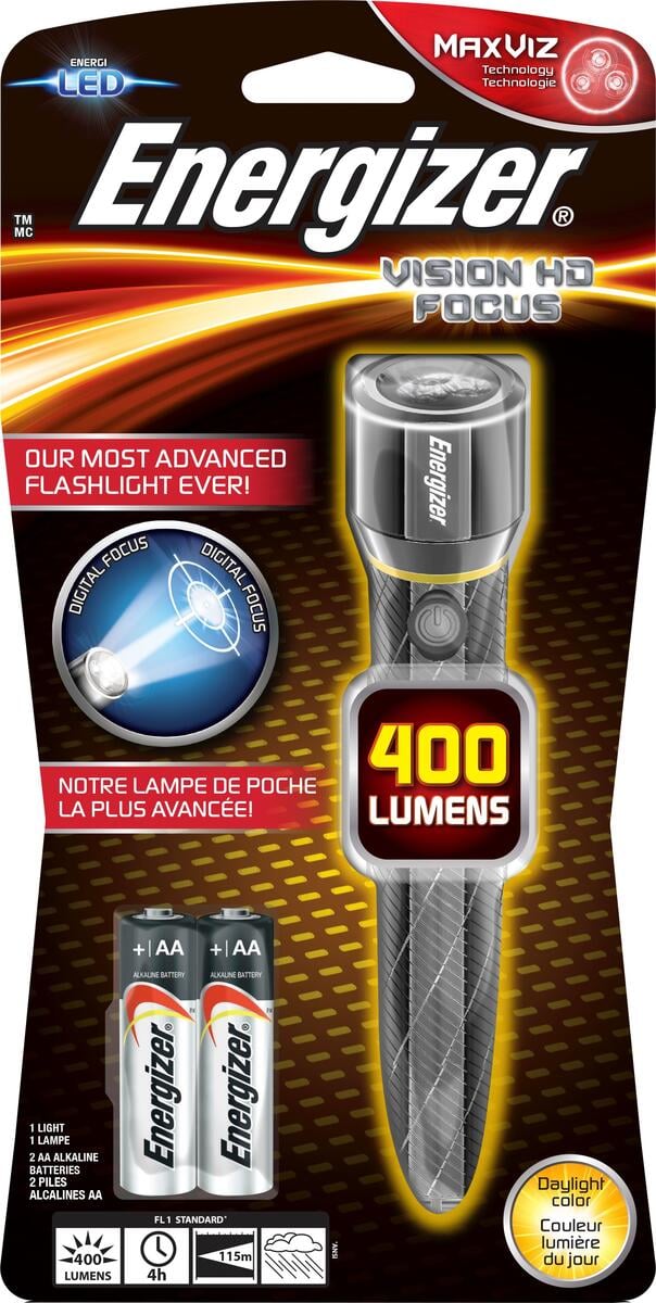 Energizer® hodelykt Vision metal handheld