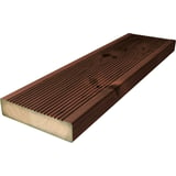 Produkt miniatyrebild 28x120 Royalimpregnert terrassebord rillet brun