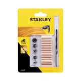Produkt miniatyrebild Stanley treplugg sett 6mm STA66400/66401