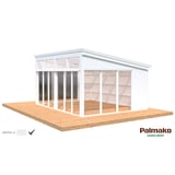 Produkt miniatyrebild Palmako Nova hagestue hvitgrunnet 17,8 m²