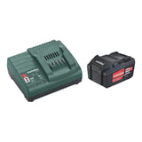 Produkt miniatyrebild Metabo Basis 18V 4.0Ah batteri og SC30 lader