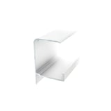 Produkt miniatyrebild Gop Kanalplast Fremkantprofil 10 mm hvit