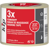 Produkt miniatyrebild KIP® 237 Basic maskeringtape 50x30mm 3pk