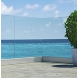 Produkt miniatyrebild IDT Pure bunnprofil for glass sidemontert