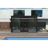 Produkt miniatyrebild Krifon Stavern pergola skyvedør i glass