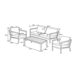 Produkt miniatyrebild Røst sofagruppe med standard beige putetrekk