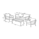 Produkt miniatyrebild Røst sofagruppe med standard beige putetrekk