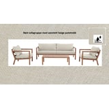Produkt miniatyrebild Røst sofagruppe med vanntett beige putetrekk