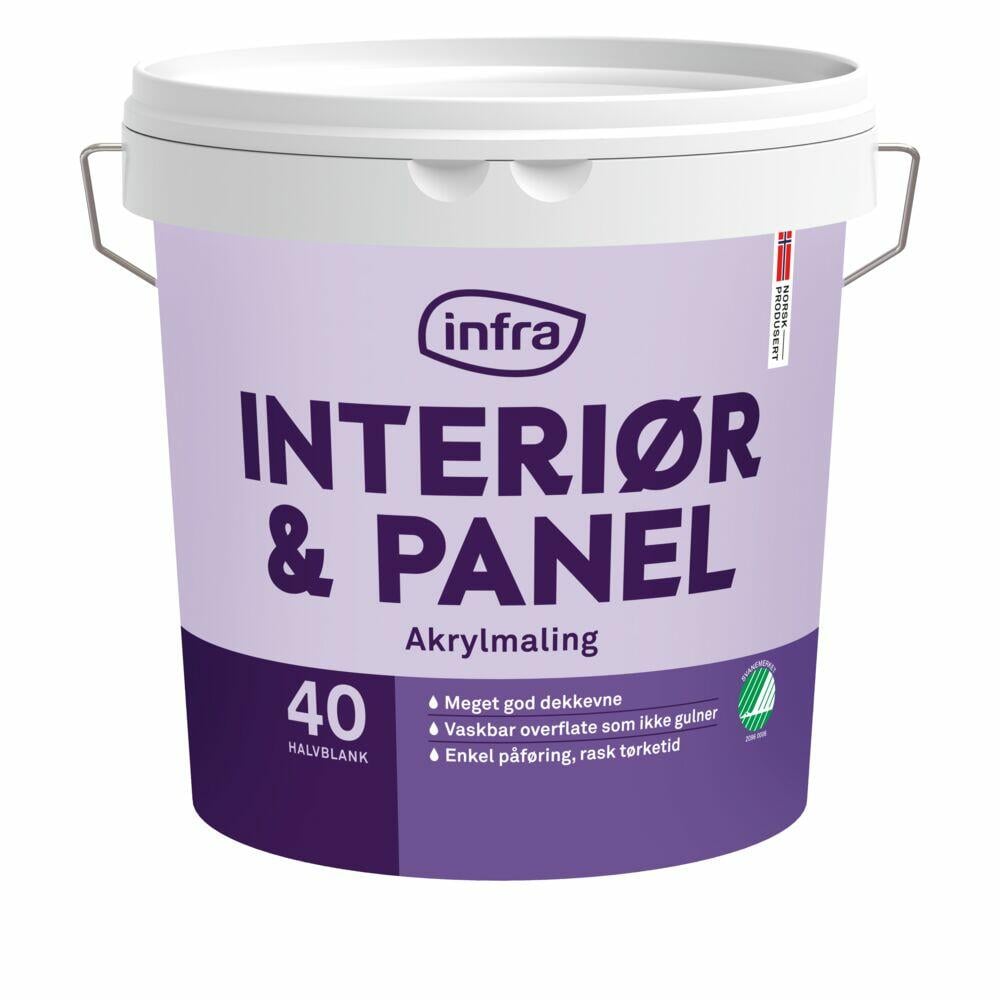 Infra Interiør Tre&Panel 40/halvblank maling