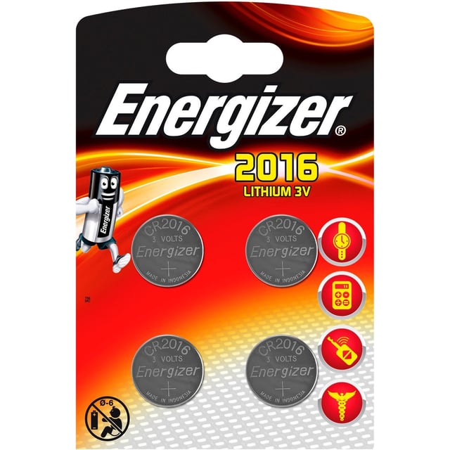 Energizer® batterier  Lithium 3V 4 pk