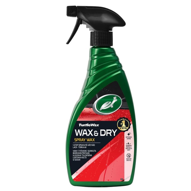 Turtle Wax Wax&Dry spray bilvoks