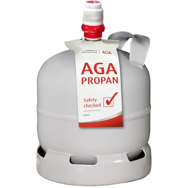 AGA Propan Husholdning tom stålflaske