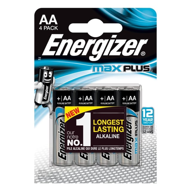 Energizer® Max Plus AA-batterier