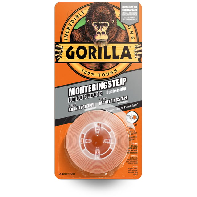 Gorilla monteringstape 1,5 m