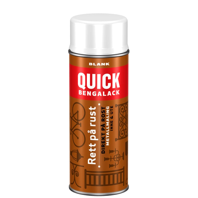 Quick Bengalack Rett på rust spraylakk