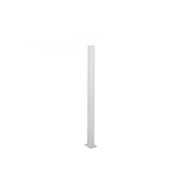 Aluminium stolpe m/hatt 102 cm