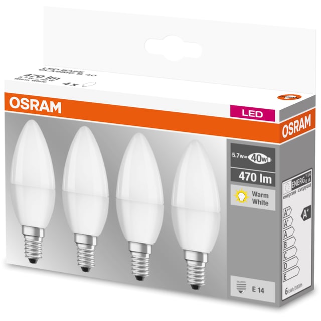 Osram LED- lyspære matt