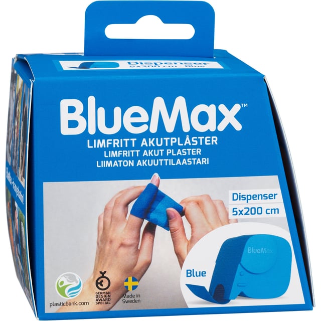 BlueMax limfritt plaster med dispenser