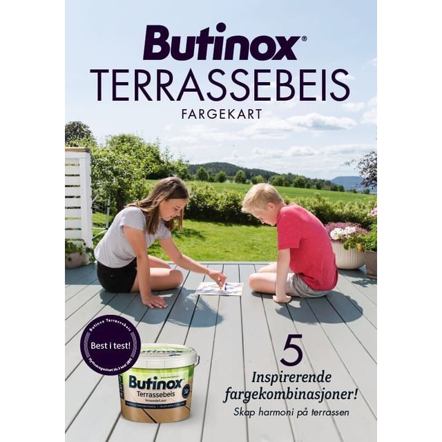 Butinox Terrassebeis - Fargekart