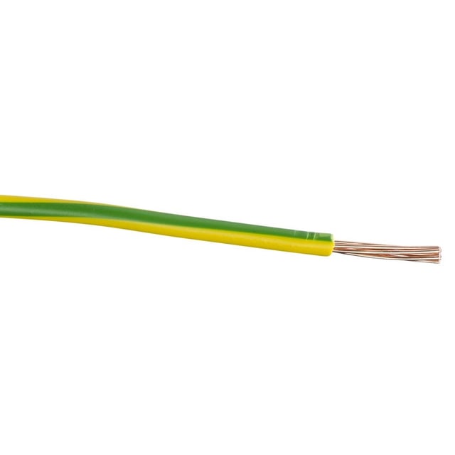 Gelia FQ 2,5 mm gulgrønn 20 mtr ring kabel