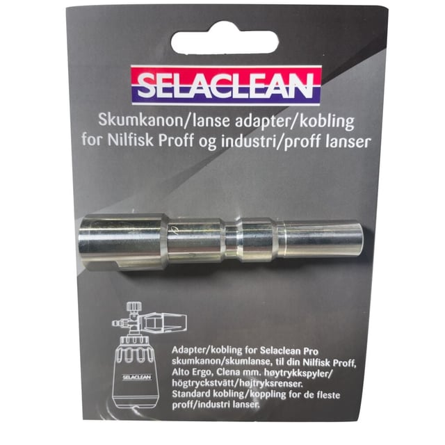 Selaclean Adapter for Nilfisk Proff og industri/proff lanser