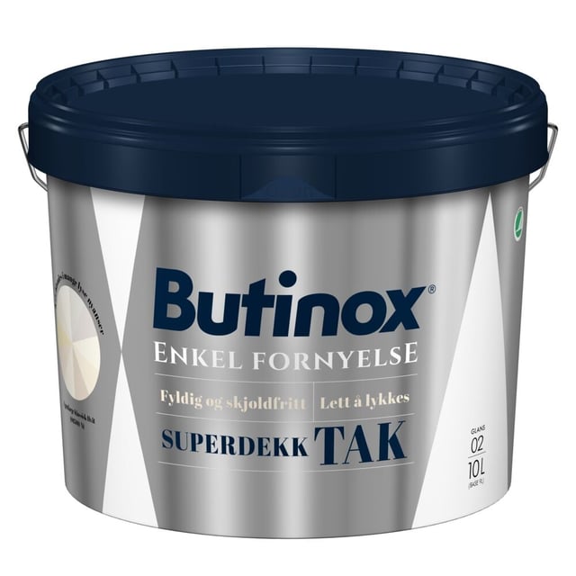 Butinox Superdekk Tak 02/helmatt interiørmaling