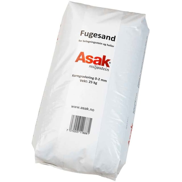 Asak Fugesand, standard 0-2 mm