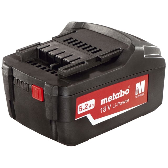 Metabo 18V Li-Power 5.2Ah batteri
