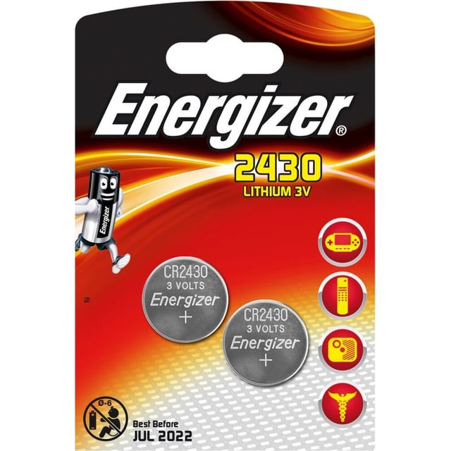 Energizer®batterier Lithium 2 pk