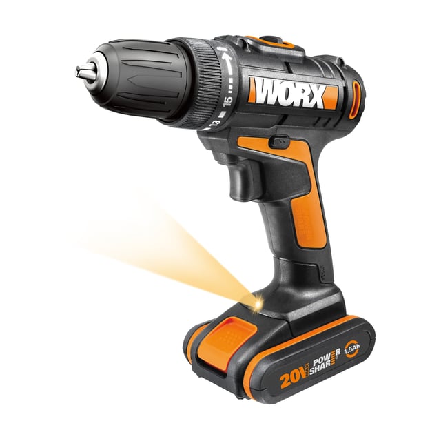 Worx WX101.1 drill m/batteri