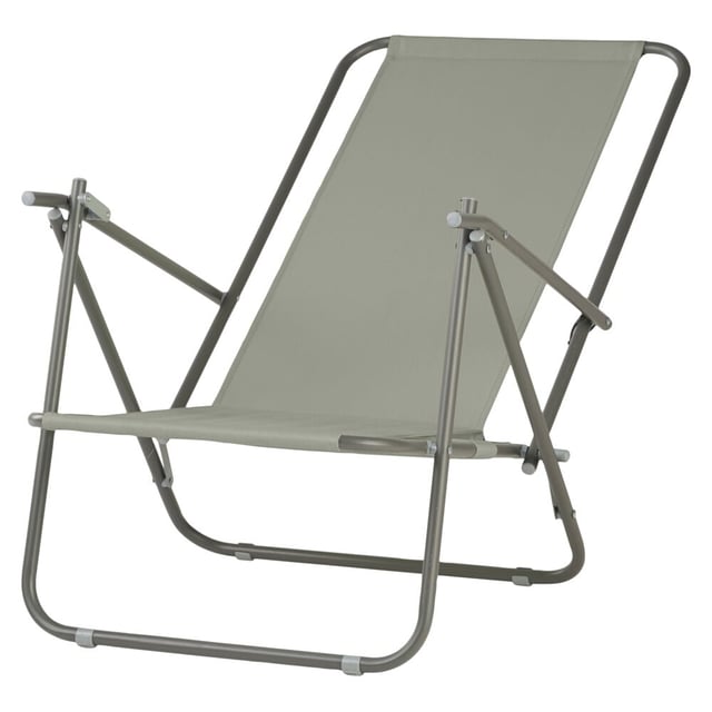 Strandstol/campingstol med høy rygg